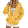 Womens Zip Up Hoodies Casual Long Sleeve Hoodie Jacket Oversized Lightweight Pullover Sweatshirts Tops With Pocket