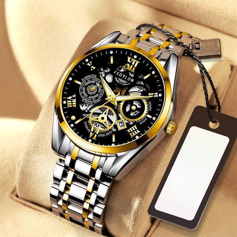 

Новые часы мужские механические часы мужские полностью автоматические водонепроницаемые люминесцентные кварцевые часы