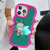 HSR Huohuo Golvende Rand TPU Mobiele Telefoonhoesje voor iPhone 17 16 15 14 13 12 11 Air Pro Max Plus Kleurrijke Hoes