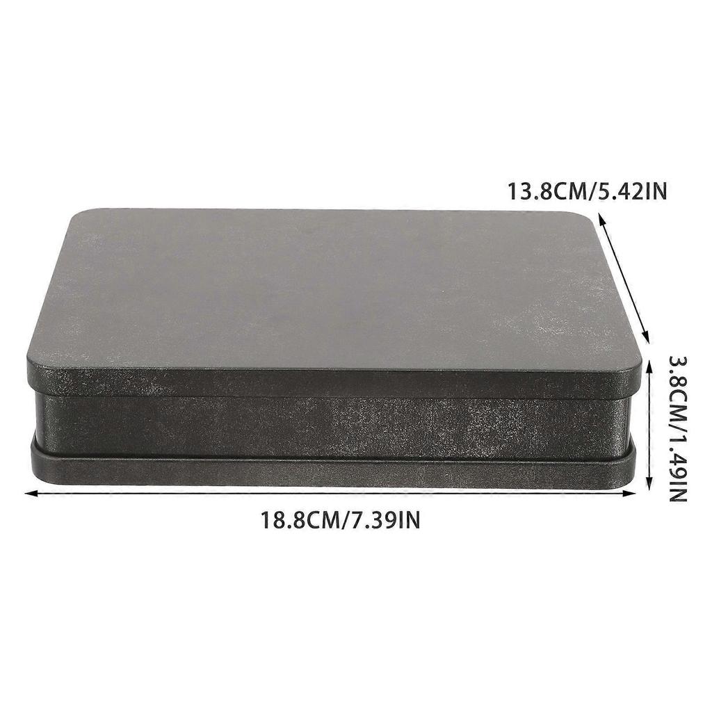 Multi-Use Tinplate Candy Box Envelope Holder for Storage 2Pcs Small Gift Boxes