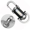 LED Keychain Flashlight with Multiple Modes and External Charging Capability