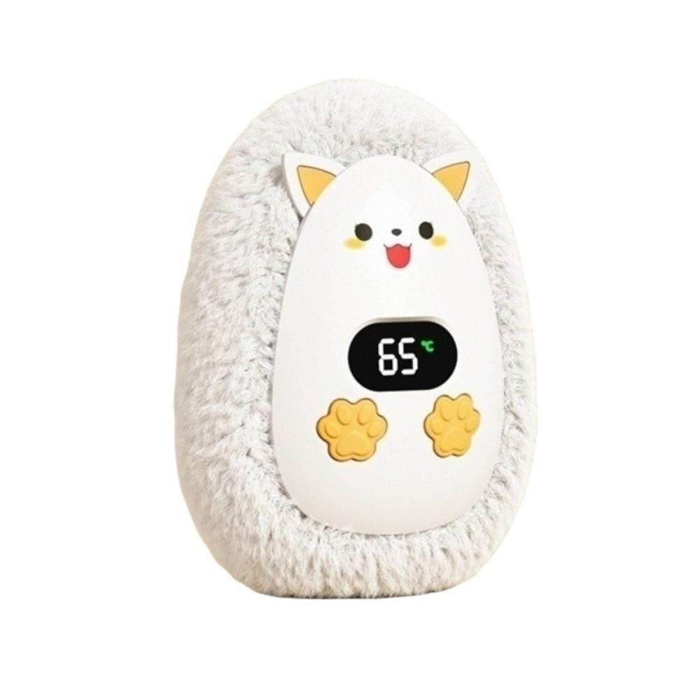 Digital Display Plush Hand Warmer Adjustable 3 Temperature Pocket Heater  Indoor Use