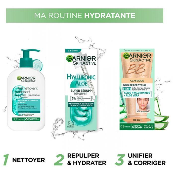 Fond de teint - GARNIER - BB Crème 5-en-1 - Anti-Âge - Teinte Claire - Vegan