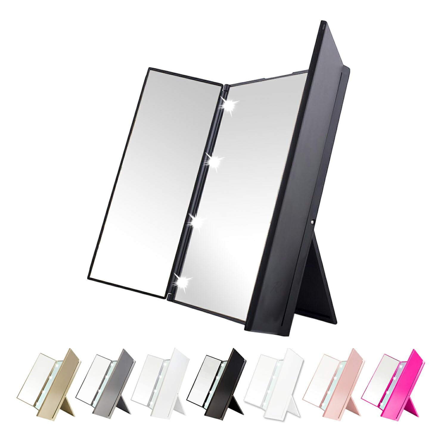 

Риса Роуз Актриса Настольный Макияж Черное Трехстороннее Зеркало, Настольное, Черный, Белый, Розовый, Золотой, Зеркало, Зеркало, Зеркало, Свет, Светодиод, Милый, Зеркало, чёрный