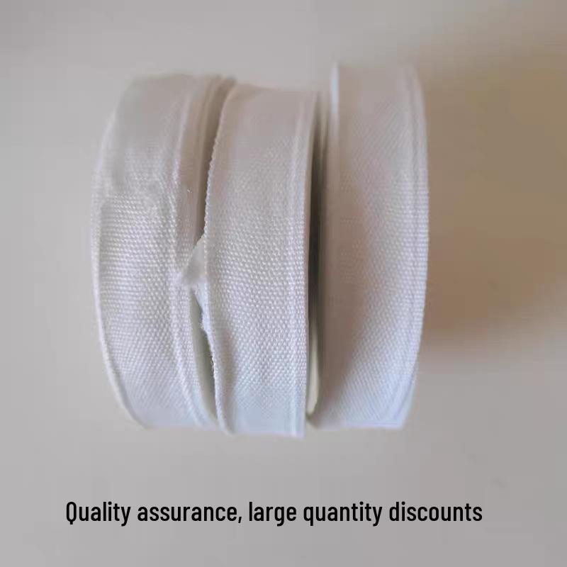 White Cotton & Polyester Heat Shrink Tape for Motor Repair and Copper Wire Insulation