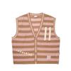 Li Ning X Insulaire Collaboration Letter Single-Breasted Color Block Soft Comfortable Sleeveless Vest Men Vests AMVV029-1