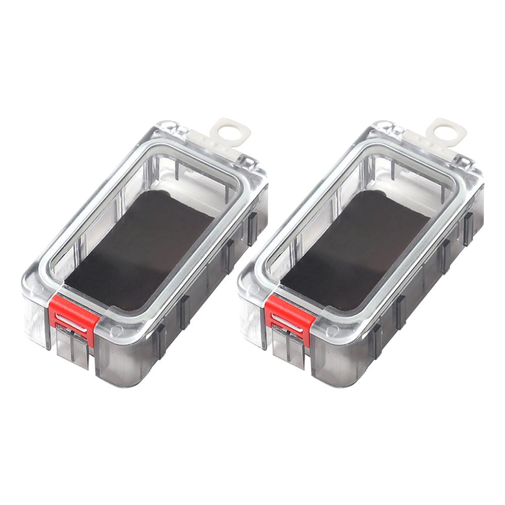 Expandable Fishing Tackle Box Fishing Tool Box with Magnetic Function Fishing Hardware Toolbox Waterproof Fishing Accessories