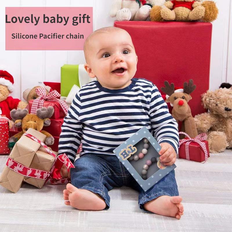 Silicone Pacifier Clips New Baby Nipples Children Holder Clip Chain Pacifier Children Teething Toys