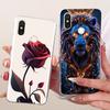 Transparent For Xiaomi Mi 8 Case Cover Luxury Fashion Butterfly Funny Cute Painted Casing M1803E1A