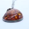 SV925 925 Amber Chain Necklace SilverUsed