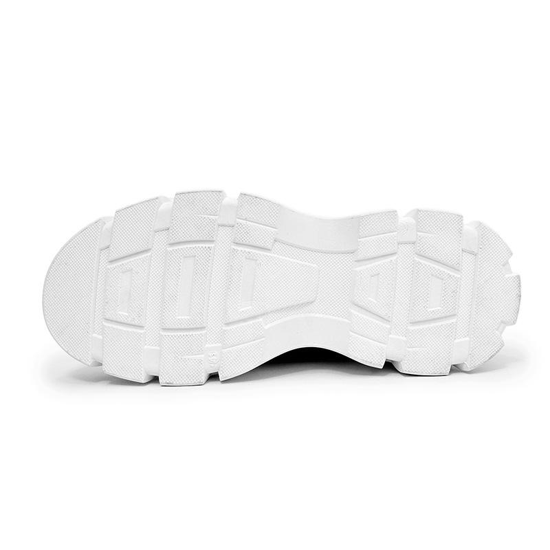 Trend Unisex Women Men Black Motorcycle Boots Thick Soled Belt Buckle Lace Up High Top Sports Shoes Short Boots Lace Up