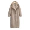 New Loose and Thickened Long Imitation Lamb Wool Coat Women's Winter White Imitation Fur Fur Coat