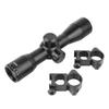 SKEERY 4X32 Riflescope, 4x Fixed Magnification Sight, Compact Short Scope with 20mm Mounting Ring