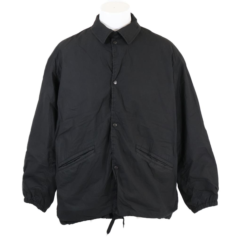 COMOLI [24AW] A03-01013 Baumwolle Nylon Coach Jacke 1 schwarz Gebraucht