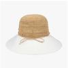 Helen Kaminski Natural Off White Visor Sun Cap Hat50575