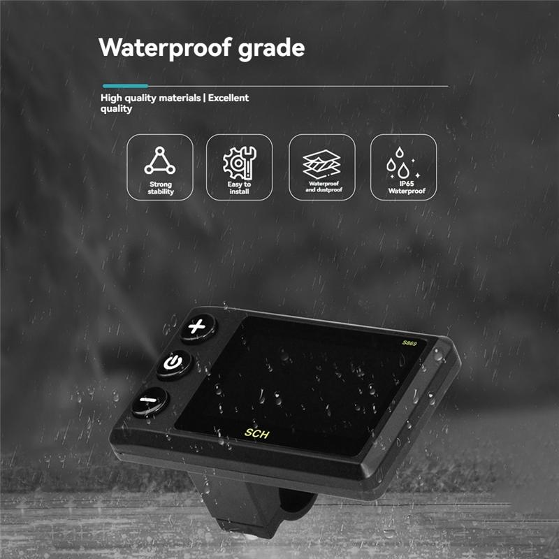 S869 Electric Bicycle LCD Display 24V-72V Electric Scooter LCD Color Screen Meter For Mountain Bike LCD Meter SM5+2PIN