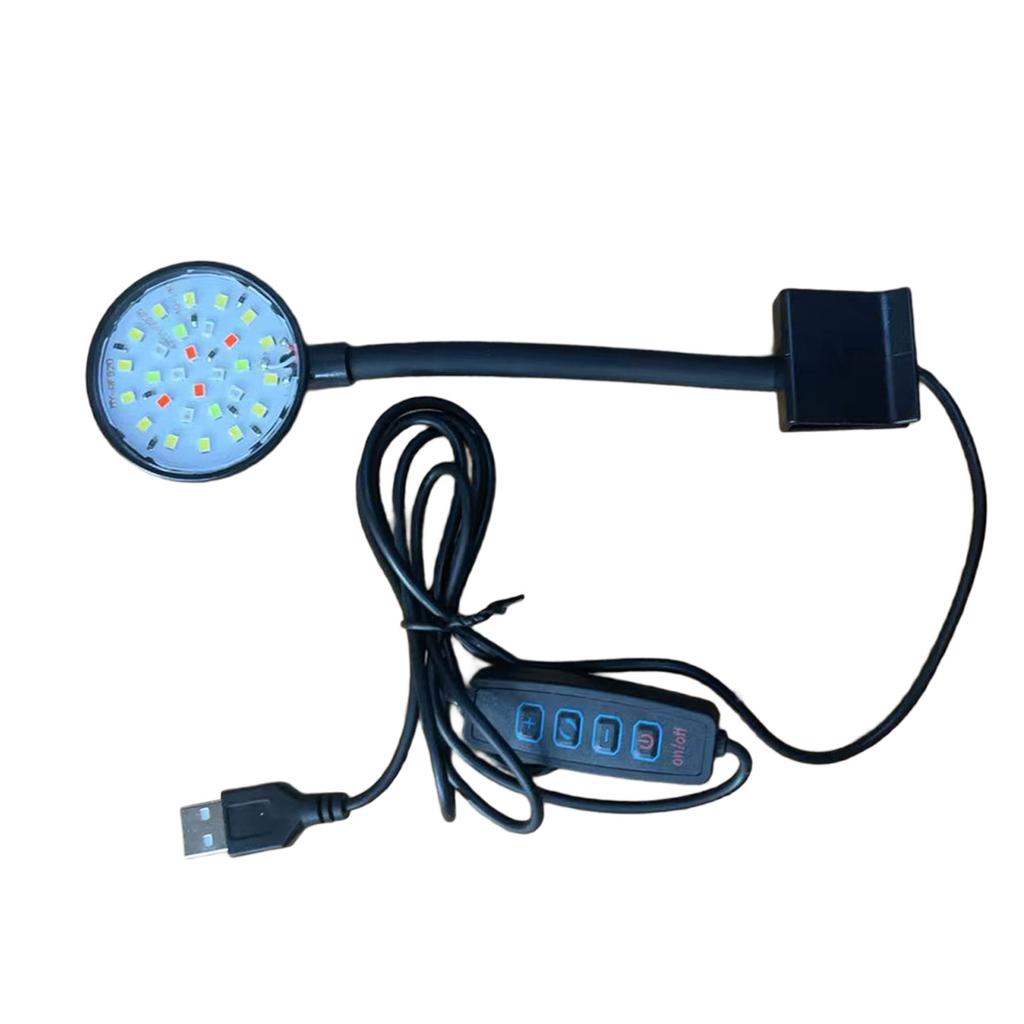 LED Aquarium Light for Fishtanks Full Spectrum Clipon Lighting Adjustable Brightness Great for Coral Reefs Aquarium