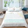 Periodic Table Of Elements Duvet Cover Science Bedding Set Microfiber Chemistry Lovers Learning Image For Kids Teens Adult Decor
