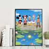 DIY Diamond Painting Mickey, Minnie, Donald Duck, Daisy, Goofy Cross Stitch Kit Mosaic Art Diamond Painting Full Circle Diamond Home Decoration