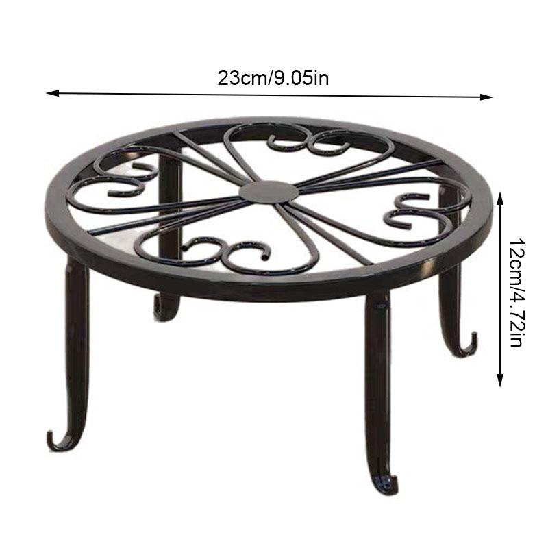 Metal Potted Plant Stands Duty Rustproof Iron Round Flower Pot Stands Plant Holder Support Rack Plant Stand Rack