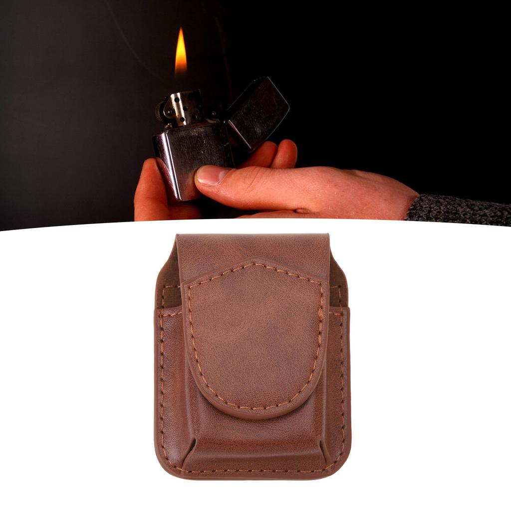 Pouzdro na zapalovač s poutkem na opasek PU držák Ochrana proti poškrábání Měkká podšívka Magnetické zapínání Pouzdro na zapalovač na opasek pro venkovní použití