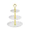 Three-layer Snack Plate Nordic Style Dessert Table Decoration New Cake Tray  for Hotel Living Room