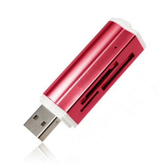 Multifunction USB 2.0 Micro SD TF MMC SDHC MS High Speed Memory Card Reader
