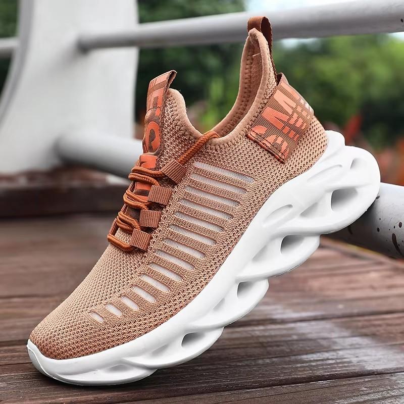 Men's Fashion Luxury Comfortable Mesh Shoes Casual Walking Cycling Running Sports Shoes Breathable Lightweight Outdoor Shoes