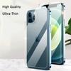 2 In 1 Glass For iPhone 15 14 13 Pro Max Front Back Tempered Glass For iPhone 12 13 Mini 14 15 7 8 Plus SE 2/3 Screen Protector For iPhone X XS Max XR