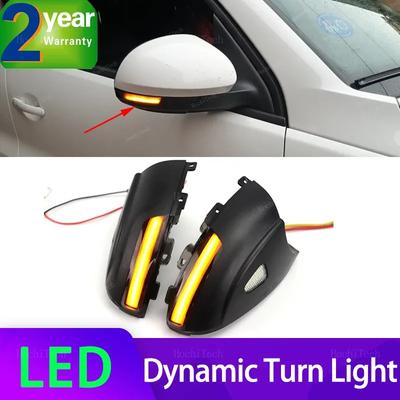 Smoked LED Dynamic Turn Signal Light Side Mirror Flashing Light for Volkswagen VW Tiguan 5N Sharan 7N Seat Alhambra 7N