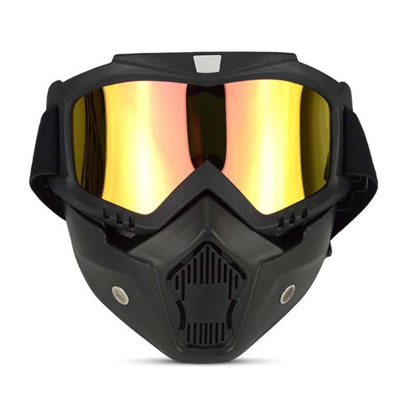 

Прозрачный складской тренд, шлем с лобовым стеклом, поляризационные очки с лобовым стеклом, поляризационные очки для альпинизма, езда на велосипеде на открытом воздухе, спорт на велосипеде One fits all жёлтый