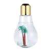 Fashion Light Bulb Shape Humidifier with Soothing Night Light USB Portable Technology Plastic Texture for Bedroom Decors