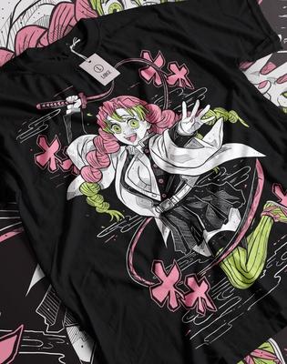 Mitsuri Kanroji póló Demon Slayer Kimetsu No Yaiba Nezuk Ajándék póló Minden méret