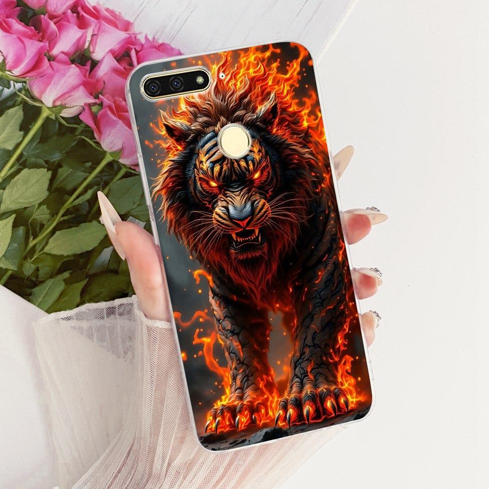 For Huawei Y6 Prime 2018 Case Transparent Cute Fashion Butterfly Funny Painted Casing For Huawei Y6Prime 2018 ATU-L31 ATU-L42