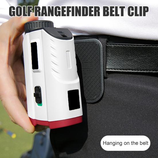 Golf Rangefinder Magnetic Belt Clip Metal Landing Pad Tools Holder Golf Accessories Belt Organizer for Magnetic Golf Gear nero