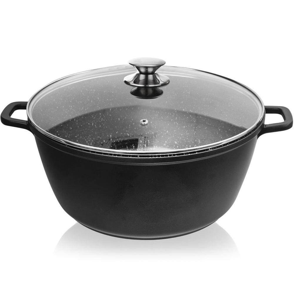 Granite Non-Stick Cooking Pot with Lid 32cm 9.7L GRANDE Orion