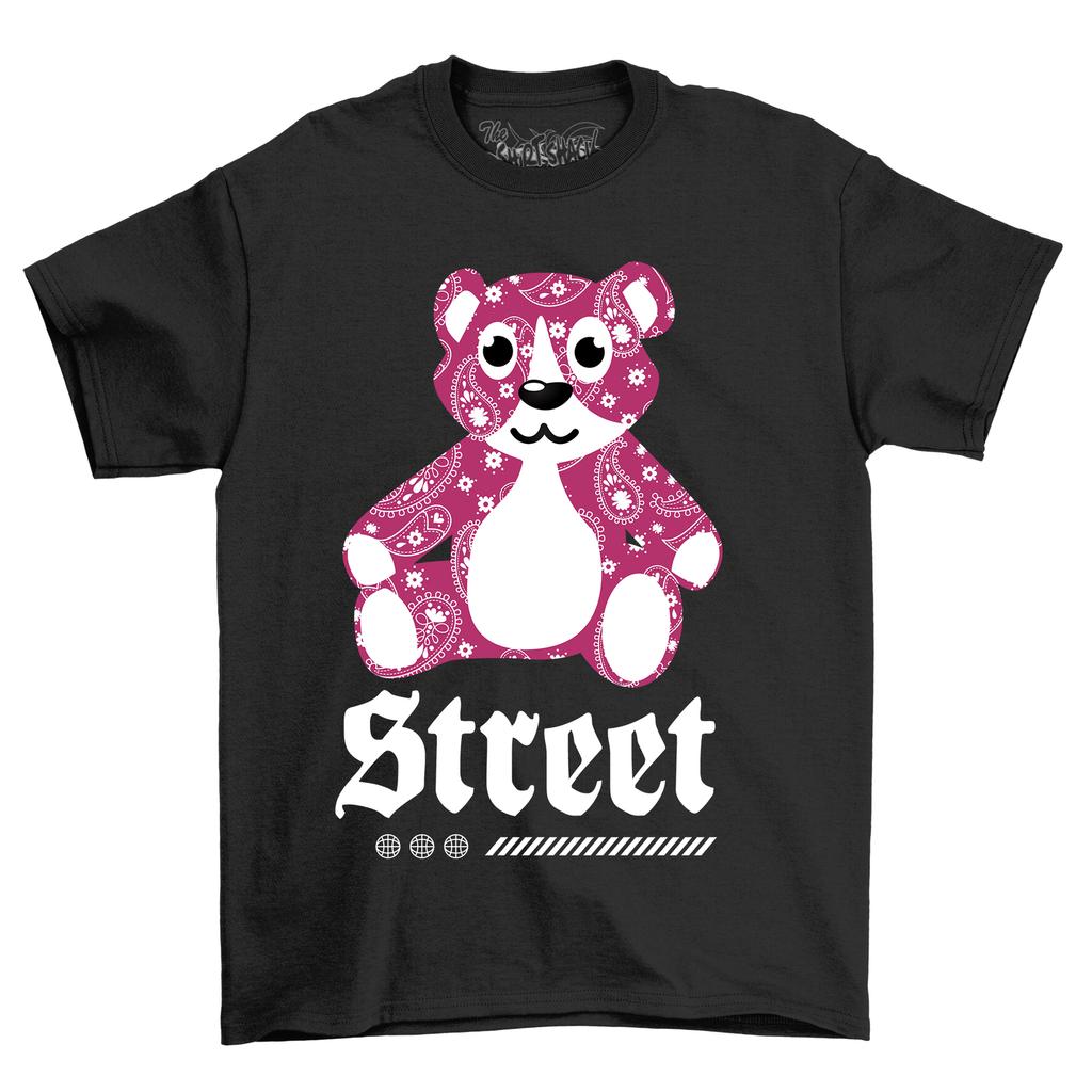 Bearstreet2-35 Huggable Bear T-Shirt Mens Womens Tees Top - Funny and Fuzzy! 100% Cotton, Unisex Prin