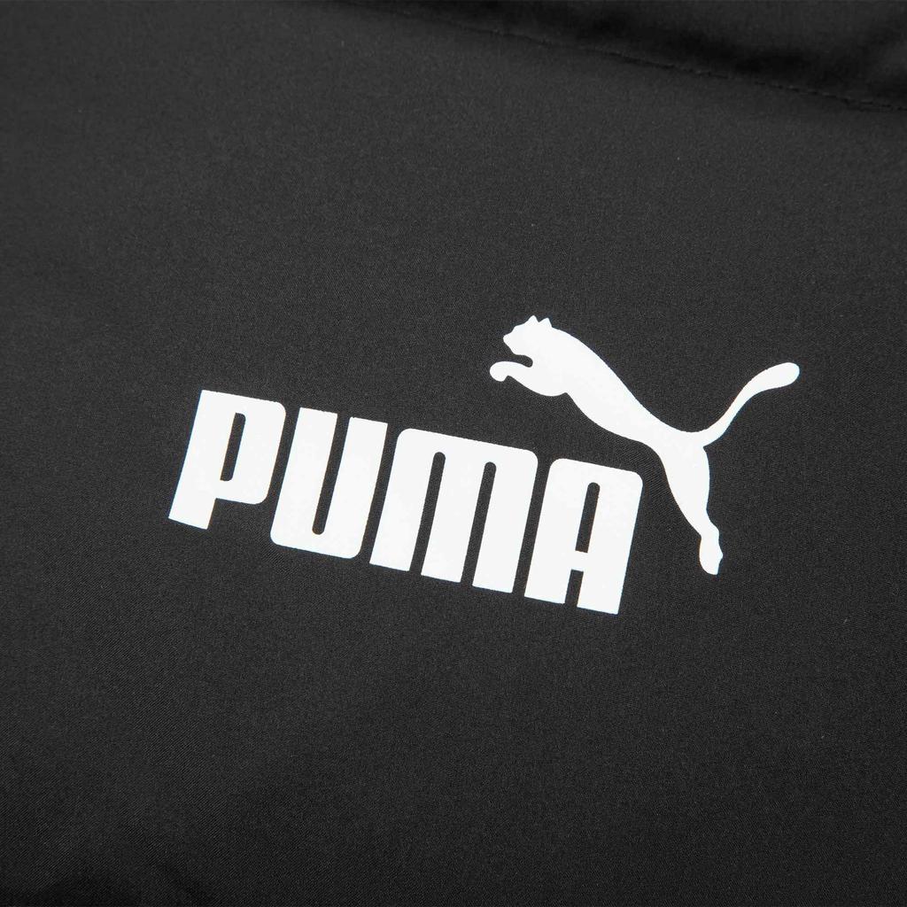 Puma Letter Print Casual Hooded Down Jacket Men Outerwear Black 672411-01