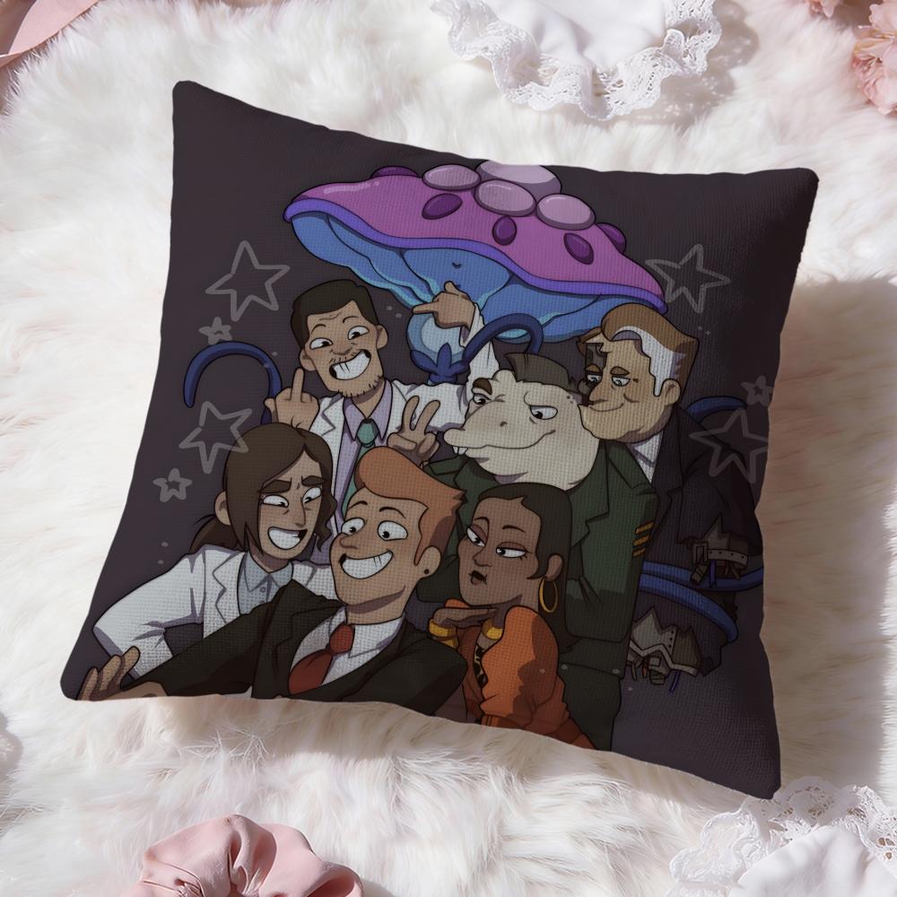 Anime I-Inside JobS Cushion Cover Premium Comfort Reversible Pillow Cove -Two in One Design for Any Room & Car Interior