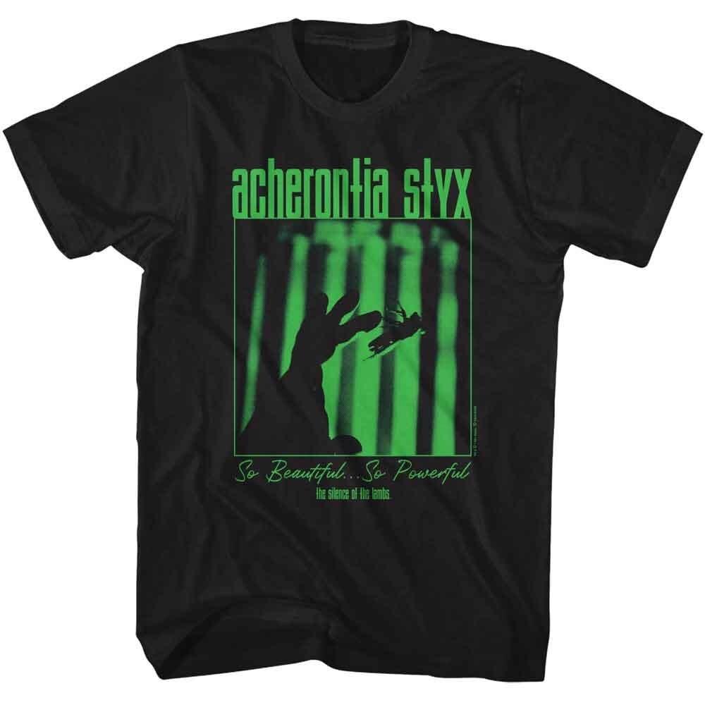 Silence Of The Lambs Movie T-Shirt SOL ACHERONTIA STYX New Black Cotton Unisex T-Shirt S