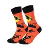 Adult Halloween Ethnic Style Warm, Sweat-Absorbing, Odor-Resistant Mid-Calf Socks