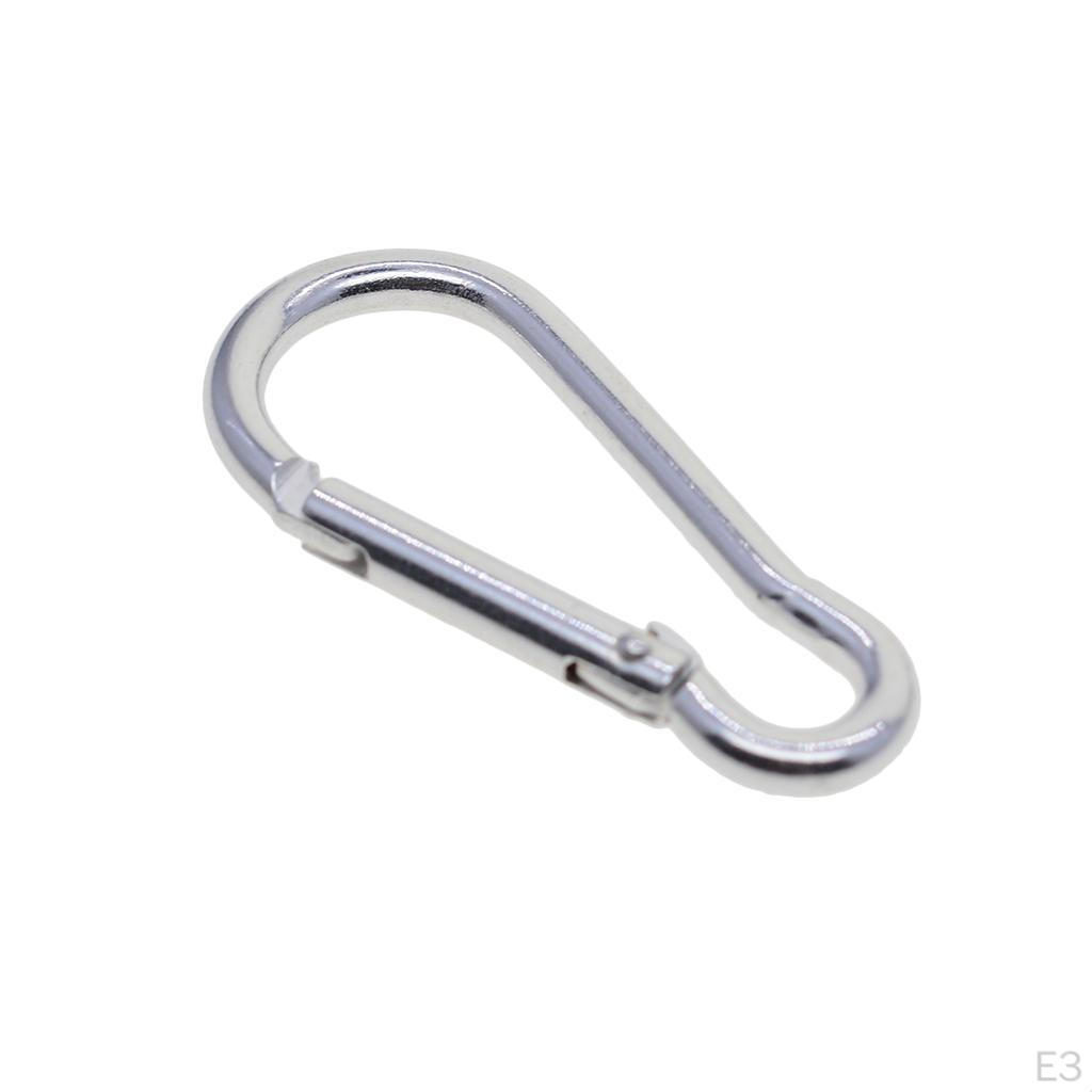 10 . Carabiner Keychain with Screw Aluminum Alloy Hook Locking