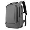 Men's simple backpack,laptop compartment,USB charging port, retractable design, large capacity, lightweight, commuter travel bag