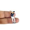 1:64er Maßstab Handbemalte Harz Sammlerfiguren Realistisches Golfer Figur Modell für Miniatur Szenen Dioramen Requisiten
