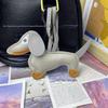 Miu-Style Sausage Dog Plush Charm - Backpack, Car, Keychain Gift