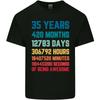 35th Birthday 35 Year Old Mens Light Cotton T-Shirt