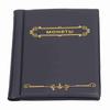 Coin Collection Album PVC Wear Resistant Lightweight Portable Coin Holder Book for Collectors Black