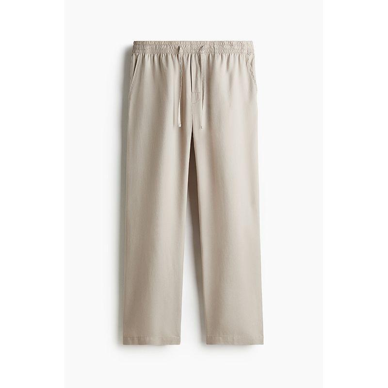 

HM Men s Casual Pants Fall 2025 New Arrival Casual Version Lyocell Pants 1274582 Beige 180/114(XXL)
