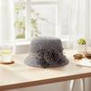 Breathable Flower Sun Fisherman Hat Sunscreen Linen Sunshade Basin Cap  Outdoor