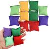 5/10pcs Throwing Colorful Sandbags Solid Color Double Layer Leak Proof Sandbags Thickened Canvas Kindergarten Toy Award